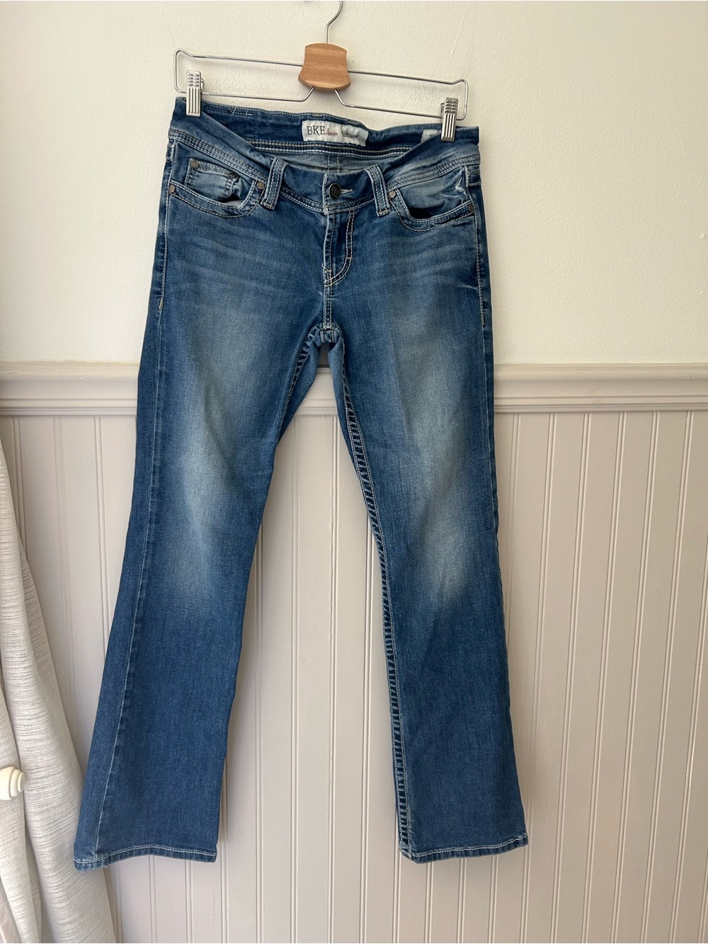 BKE Denim Medium Blue Women's Bootcut Jeans 29 x 31 1/2